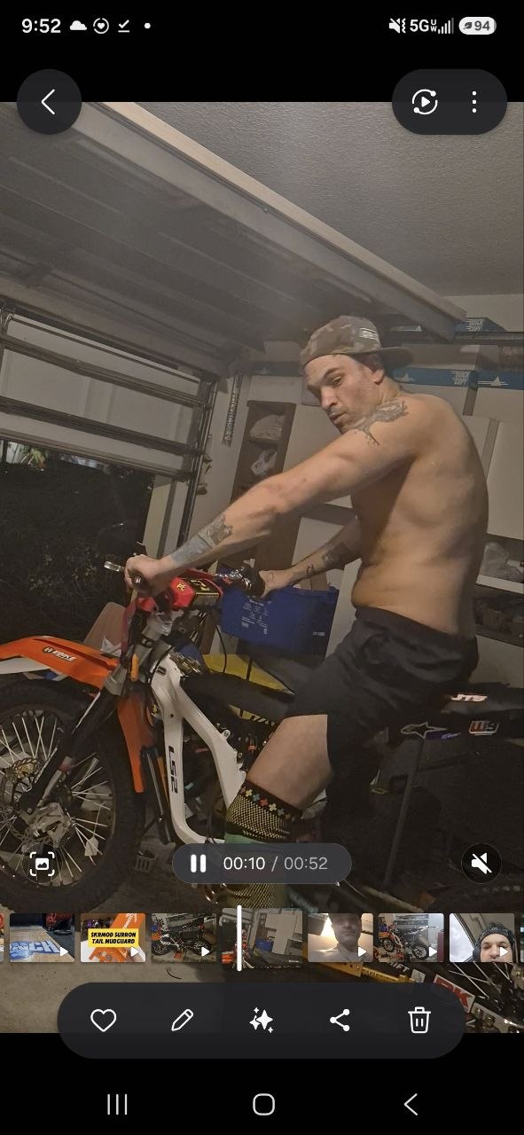 Founder on Bike