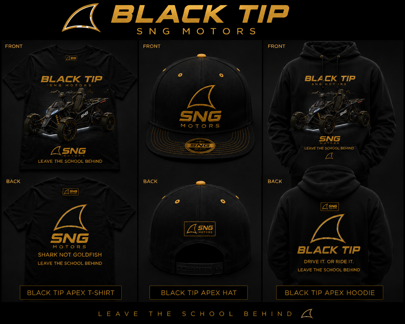 Black Tip Apex Gear