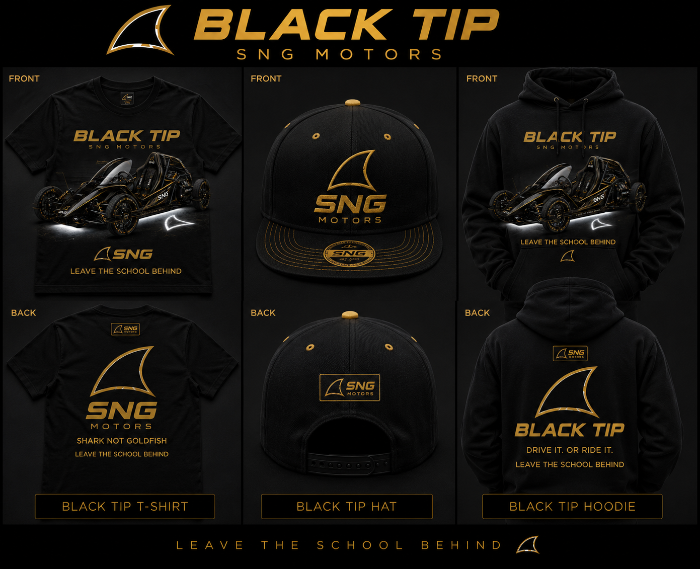Black Tip GT Gear