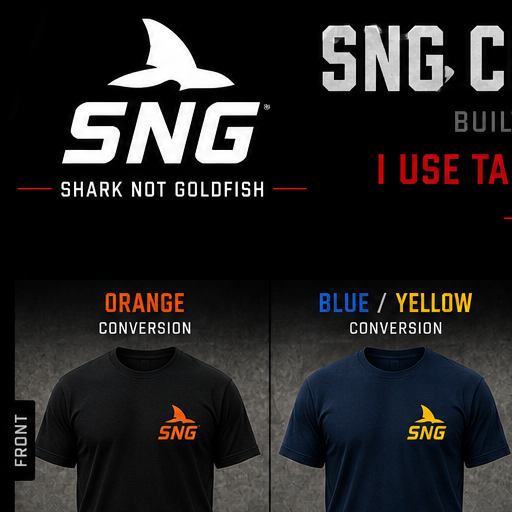 SNG Classic Slogan Tee - Black