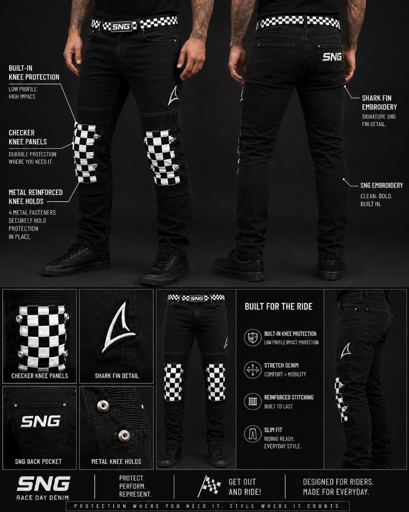 SNG Race Day Denim