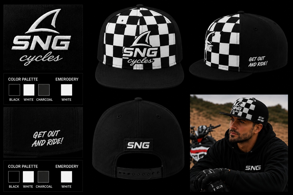 SNG Checkerboard Snapback - Checkered Front