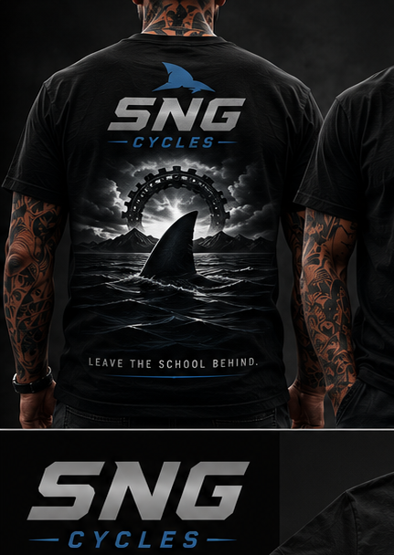 Sand Shark Tee - Cream